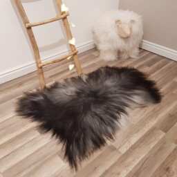 Sheepskin Grau Natural Rugs Amazing Sheep Skin Leather Decorative Rug Comfy Area Carpet Throw #66 - thumbnail 1