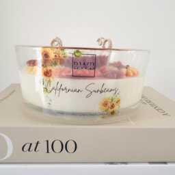 Sunflower Candle - Hand-Poured Cocosoy Wax 4 Wick Floral Californian Sunbeams Summer Home Decor Gift For Her Rustic Farmhouse - thumbnail 2
