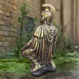 Outdoor Soldier Statue Garden Roman Decoration Concrete Greek Sculpture Ancient Rome Figurine Yard Art Front Door Lawn Ornament - thumbnail 2