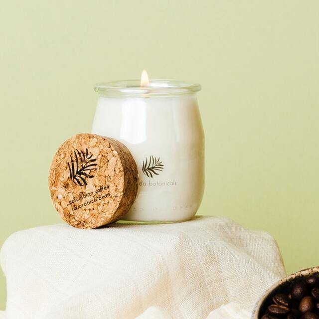 Coffee Bean Candle Gift Soy Wax For Mum Day Present Her Him Scented Home Decor Style Idea Luxury - image 1