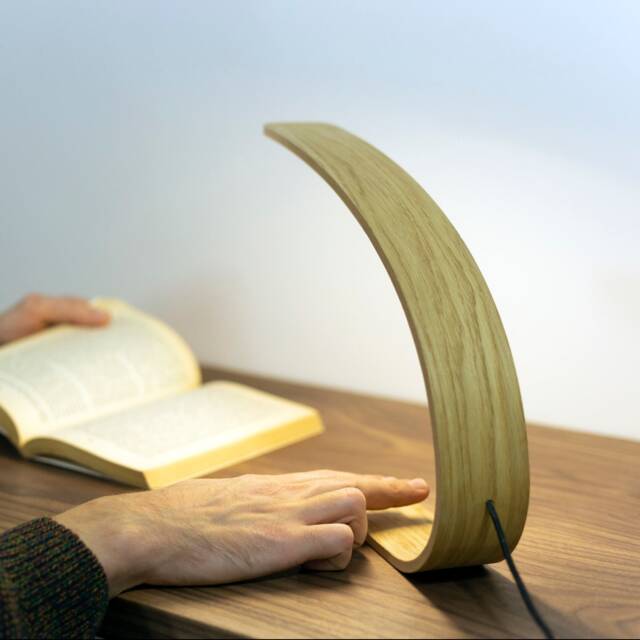 Malsimpla Handmade Wooden Modern Lamp 1500 Lumen, 29 X 25 9 cm, Cct, Warm White, 2700K, Cool 6200K, Oak - image 1