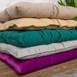 Velvet Floor Cushion For Kids, Pillow, Custom Water Repellent Sofa, Couch, Bench Cushion, French - thumbnail 4
