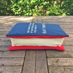 Weight Loss, Book Pillow, Bookish, Dorm Room Decor, Decorative Books, Love Yourself, Quote Cushion, Pillows With Sayings, Couch - thumbnail 4