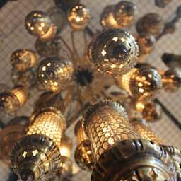 19 Glass Chandelier Lamp, Chandelier Light, Morocco Light, Morocco Lighting, Turkish Light, Morocco Lamp, Morocco Lantern, Turkey Lamp, Turkey Light - thumbnail 3