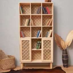 Tall Bookshelf, Handmade From Solid Pinewood - Libtal - thumbnail 2