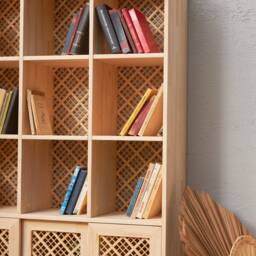 Tall Bookshelf, Handmade From Solid Pinewood - Libtal - thumbnail 3