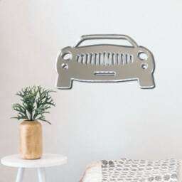 Sports Car Acrylic Mirror Wall Art - Many Size & Colour Options - Bespoke Items Made - thumbnail 2