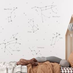 Star Constellations Wall Stickers, Night Sky Space Decals, Themed Bedroom - thumbnail 3