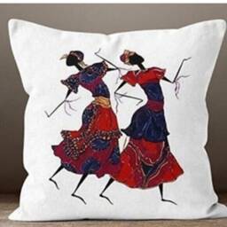 Decorative Women Face Cushion Cover/Modern Case/Native Ladies Design Pillow Cover/Art Deco Throw Case/Housewarming Gift - thumbnail 4