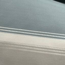 Luxury Designer Pale Blue Putty Striped Cushion Pillow Cover - thumbnail 3