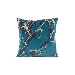 Zoffany - French Marble Velvet Serpentine Luxurious Green Cushion Cover Handmade Throw Pillow Designer Home D??cor - thumbnail 2