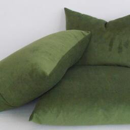 Sage Green Velvet Pillow Cover Decorative Throw - thumbnail 4