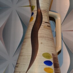 Vintage Ceramic Vase, 1950S Mid-Century Retro Design - thumbnail 3