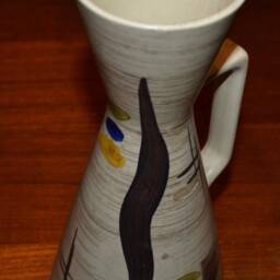Vintage Ceramic Vase, 1950S Mid-Century Retro Design - thumbnail 4