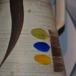 Vintage Ceramic Vase, 1950S Mid-Century Retro Design - thumbnail 2