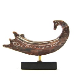 Greek Clay Artwork , Terracotta Bireme 600 Bc , Warship Toy - thumbnail 3