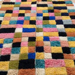 Malika 5x8 Checkered Rug - thumbnail 4