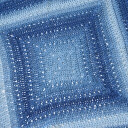 Hint Of Texture Baby Blanket Crochet Pattern - Ombre Baby Blanket Variegated Digital Download - thumbnail 2