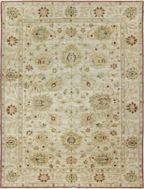13'7'' X 10'4'' Genuine Handmade Hand-Knotted Agra Oriental Rug A103948 - image 1
