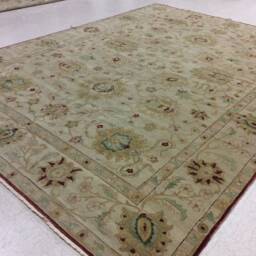 13'7'' X 10'4'' Genuine Handmade Hand-Knotted Agra Oriental Rug A103948 - thumbnail 2