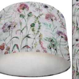 UK Handmade Country Lampshade, Floral Botanical Light Shade, Traditional Rustic Home Interior, Ceiling Table Lamp Shade - thumbnail 3