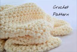 Jamie Blanket Crochet Baby Pattern/Afghan Toddler Shower Gift - thumbnail 1