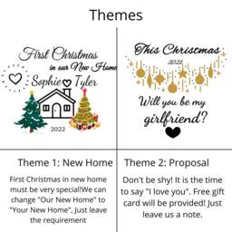 Personalised First Christmas in Our New Home Bauble, Decoration Ornament, Housewarming Gift, Tree - thumbnail 3