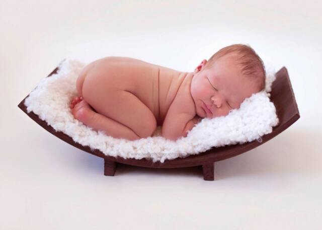 White Cloud Puffy Newborn Baby Blanket Photo Prop - image 1