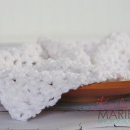 White Cloud Puffy Newborn Baby Blanket Photo Prop - thumbnail 2