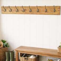 Reclaimed Wood Coat Rack Handcrafted in Devon - thumbnail 4