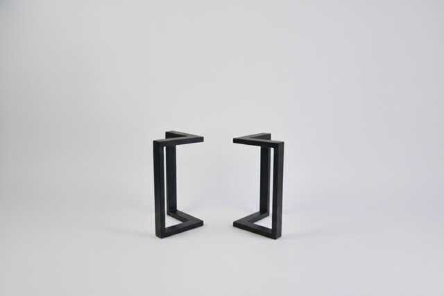 L Coffee Table & Bench Legs - Set Of 2 - Metal Tischbeine & Pieds De Table - image 1
