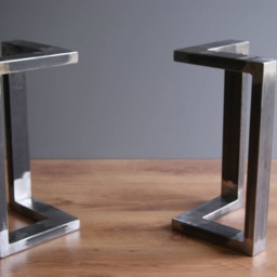 L Coffee Table & Bench Legs - Set Of 2 - Metal Tischbeine & Pieds De Table - thumbnail 3