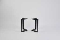 L Coffee Table & Bench Legs - Set Of 2 - Metal Tischbeine & Pieds De Table