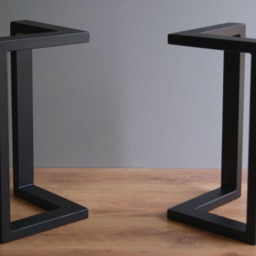 L Coffee Table & Bench Legs - Set Of 2 - Metal Tischbeine & Pieds De Table - thumbnail 2