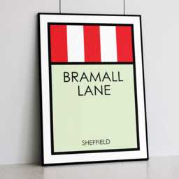 Bramall Lane Stadium Art Print Sheffield United Football Club - thumbnail 1