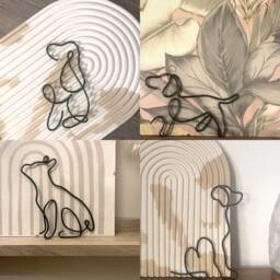 Choose Your Own Dog Breed - Dog Wire Art Words Shelf Decor Wall Gift Idea Lover Pet - thumbnail 3