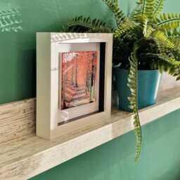 Ceramic Autumn Trees Wall Art Mini Framed Home Decor - thumbnail 3