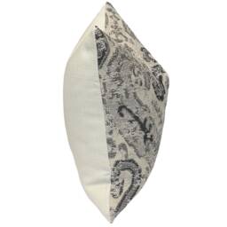 Gray Damask Pillow Cover Woven Textured Crypton Home Throw - thumbnail 2