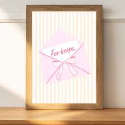 For Keeps Art Print - Tommen College Poster Sports Romance Kavanagh 13 - thumbnail 2