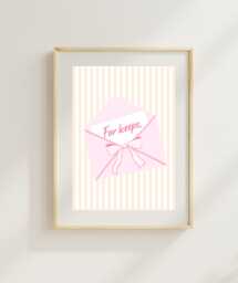 For Keeps Art Print - Tommen College Poster Sports Romance Kavanagh 13 - thumbnail 1