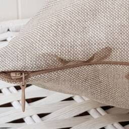 Deer Small Cushion, Linen Look Fawn Pillow, On Both Sides, With Polyester Pad - thumbnail 2