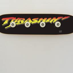 Teen Room Original Skateboard Wall Coat Rack Thrashin By Skate-Home - thumbnail 3