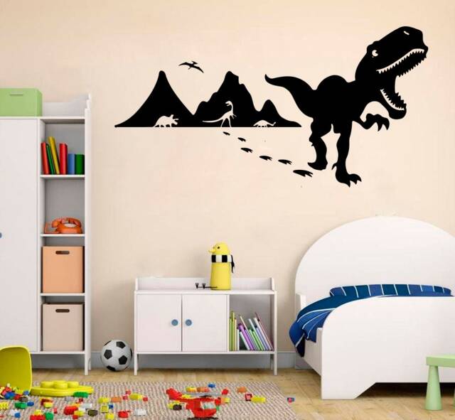 Dinosaur Wall Decal Removable Nursery Art 4219 - image 1