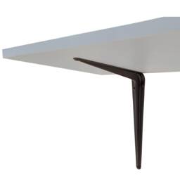 27cm , 30cm , 33cm, 35cm, 37cm, 40cm Deep Wall Shelves. White Shelf With Brackets. Various Lengths & Depths Or Customer Size - thumbnail 2