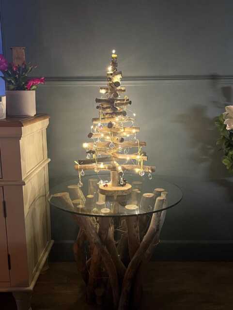 Medium Driftwood Christmas Tree - image 1