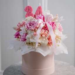 Handmade Soy Wax Birthday Candle Bouquet Customizable Number Candles - thumbnail 3
