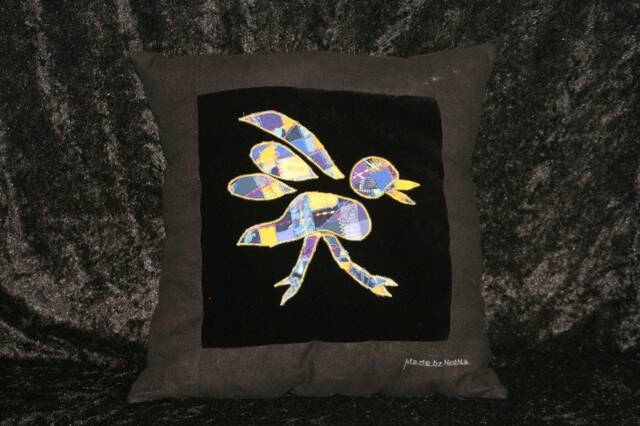 Decorative Pillowcase in Patchwork Style - image 1