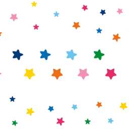 80 Colourful Irregular Star Wall Stickers - Bright Multicolour Decals For Kids' Rooms & Playroom Decor - thumbnail 2