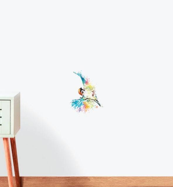 Sparrow Wall Sticker Decal - Illustration Stickers, Animals Decals, Home Decor, Art, Illustrations