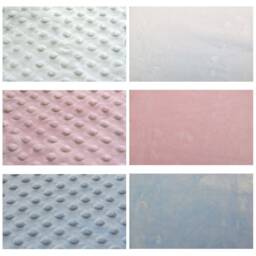 Luxury Baby Bubble Blanket in Pink, Blue Or White With Name & Rainbow , For Births, Christenings, Gifts, Birthdays Celebrations - thumbnail 3